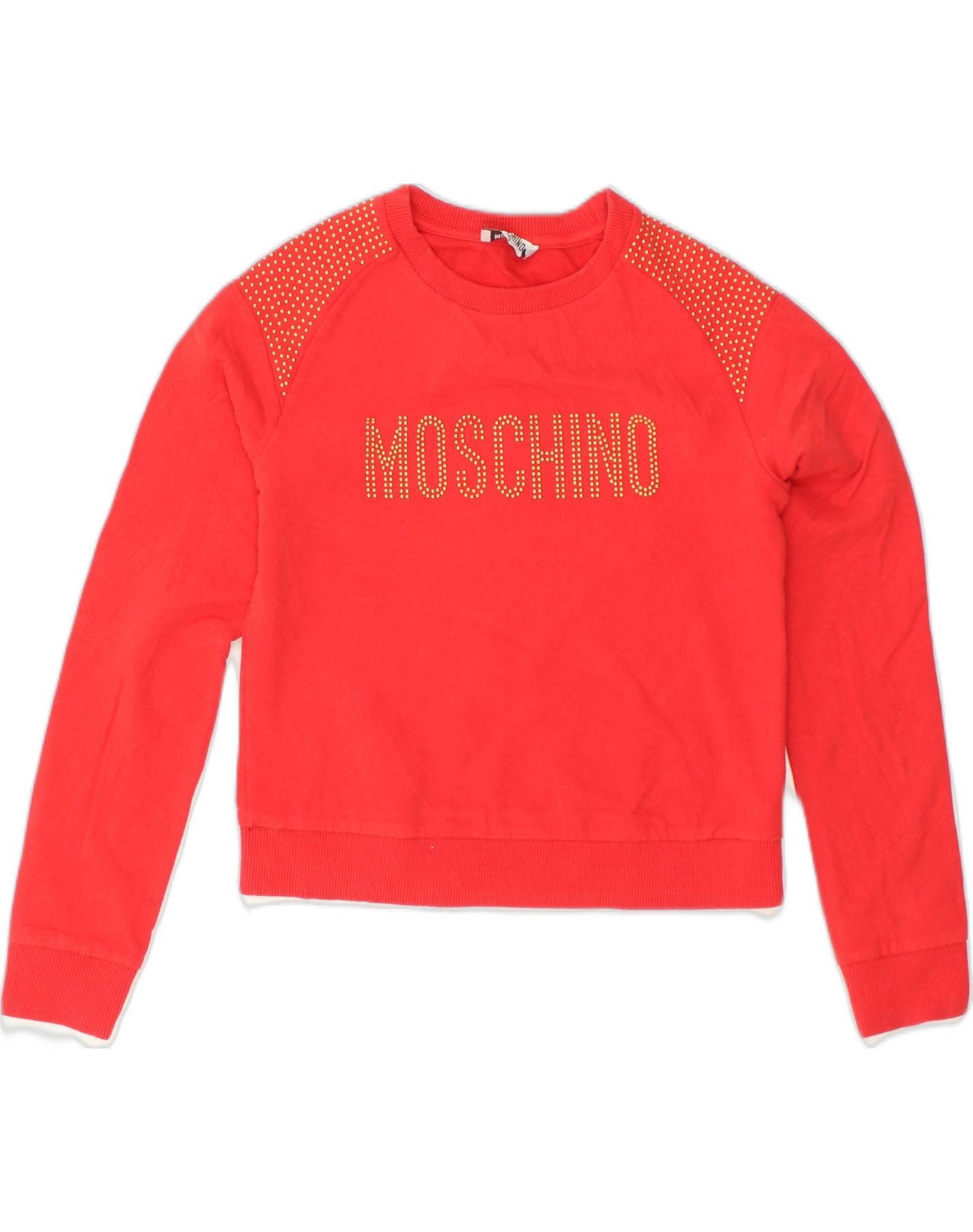 Moschino clearance orange sweatshirt