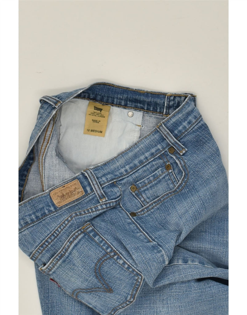 LEVI'S Womens 515 Bootcut Jeans US 12 Large W34 L30 Blue Cotton | Vintage Levi's | Thrift | Second-Hand Levi's | Used Clothing | Messina Hembry 