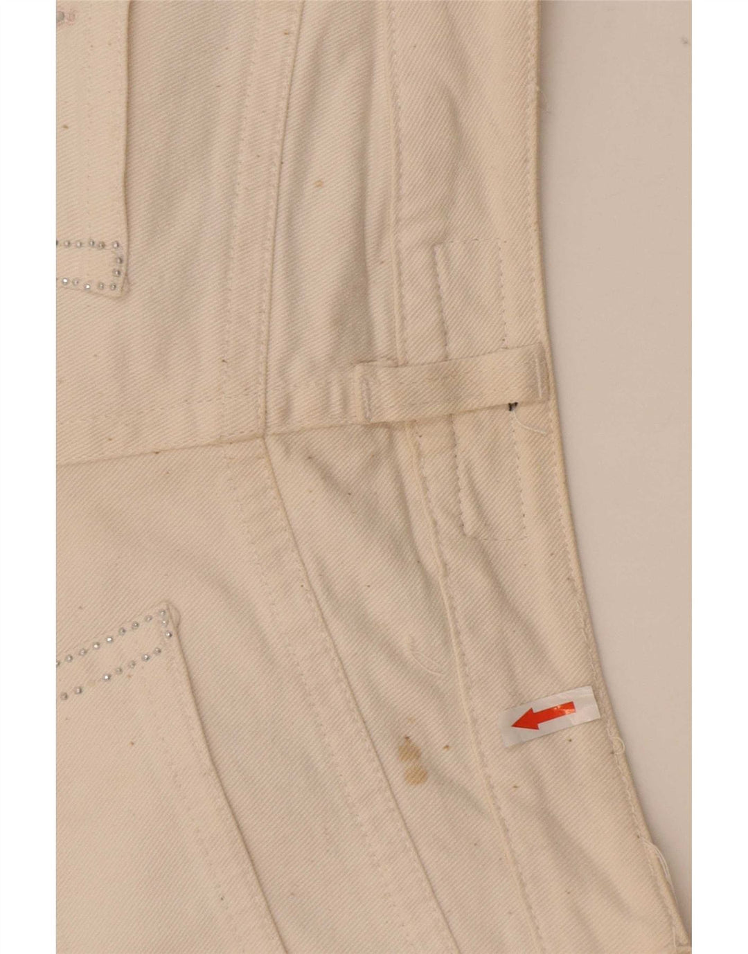 Richmond Womens Straight Jeans W29 L33 White Cotton