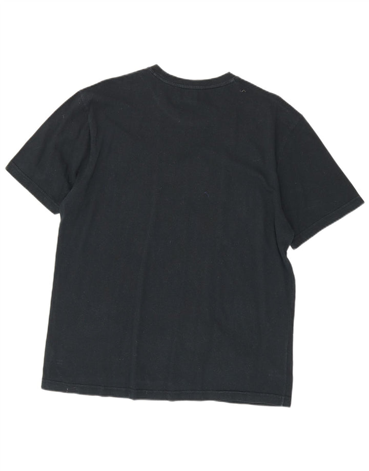 Calvin Klein Mens Graphic T-Shirt Top Large Black Cotton