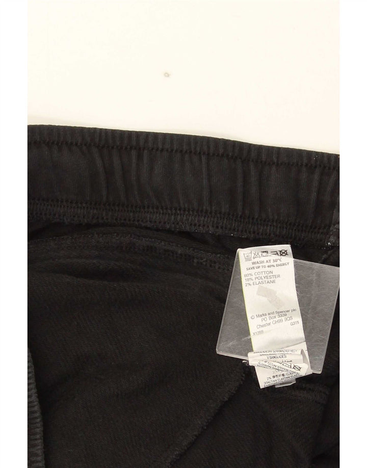 Marks & Spencer Mens Tracksuit Trousers 2XL Black Cotton