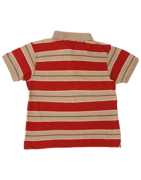 Champion Mens Polo Shirt Small Red Striped