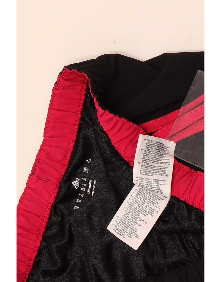 Adidas Womens Climalite Sport Shorts UK 14 Medium Black Polyester