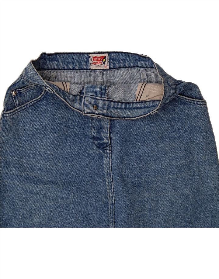 ENRICO COVERI Womens Denim Skirt W28 Medium Blue Vintage Enrico Coveri and Second-Hand Enrico Coveri from Messina Hembry 