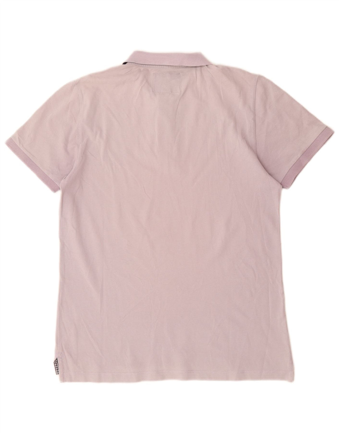 Woolrich Mens Polo Shirt Medium Purple Cotton