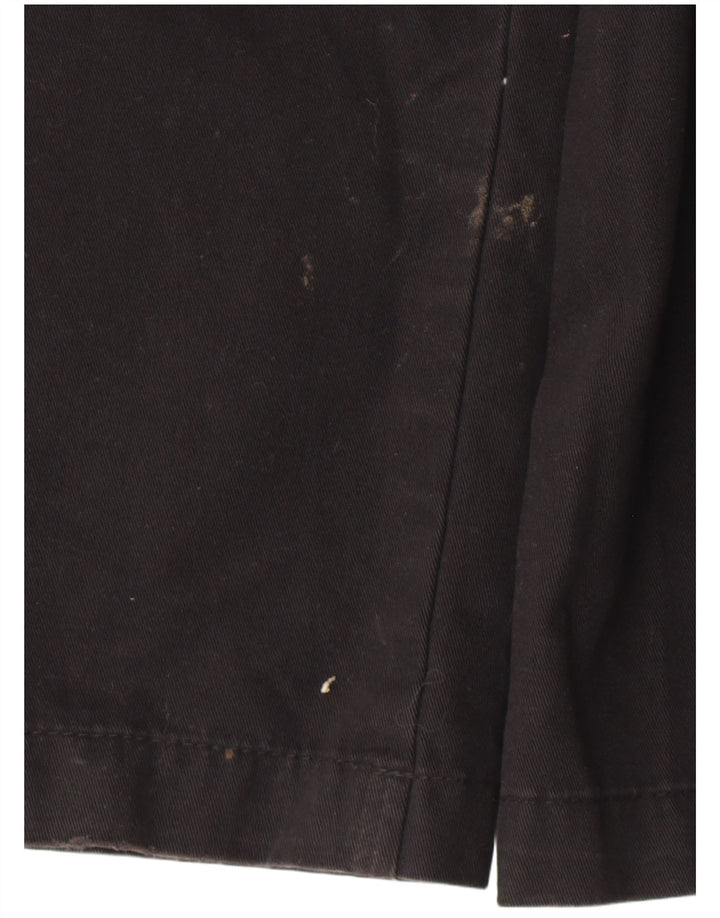 Marks & Spencer Mens Pegged Chino Trousers W46 L29 Black Cotton