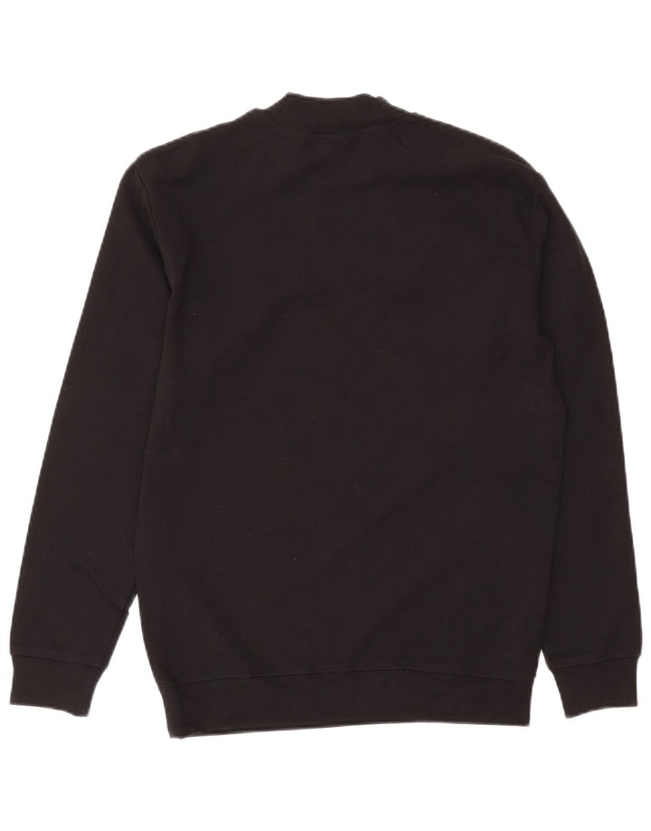 Zara Womens Sweatshirt Jumper UK 14 Medium Black Viscose