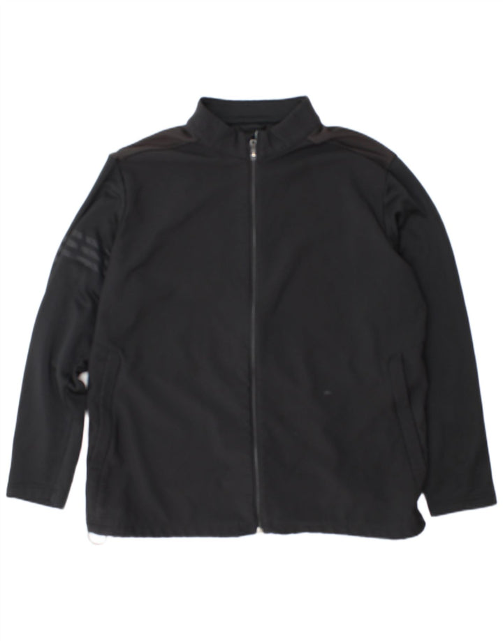 Adidas Mens Climawarm Tracksuit Top Jacket XL Black Polyester