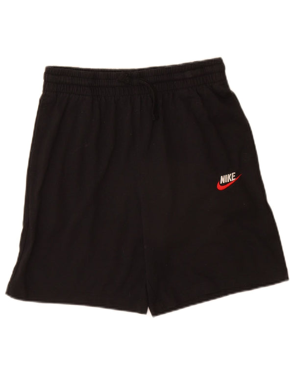 Nike Boys Standard Fit Sport Shorts 12-13 Years Large Black Polyester