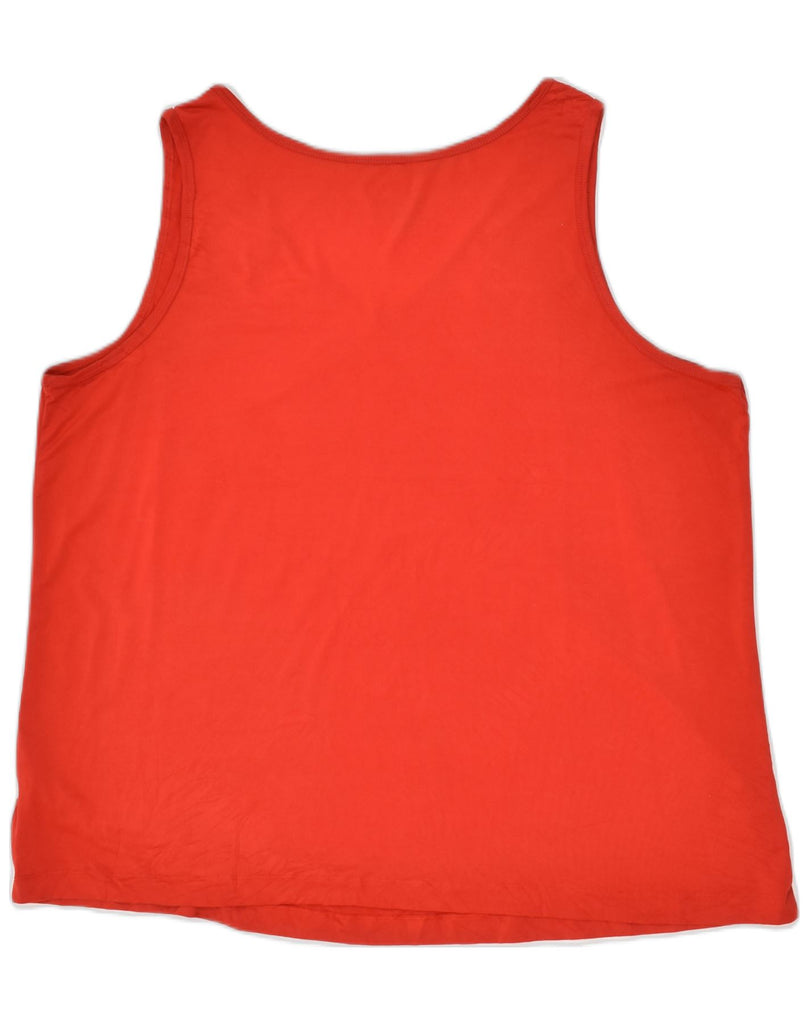 REEBOK Womens Vest Top Size 22/24 XL Red Polyester | Vintage Reebok | Thrift | Second-Hand Reebok | Used Clothing | Messina Hembry 