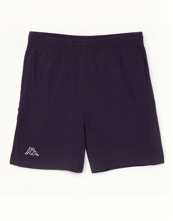 Kappa Mens Sport Shorts Medium Navy Blue Cotton