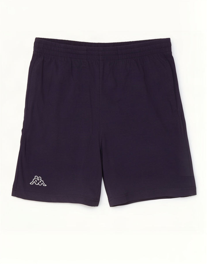 Kappa Mens Sport Shorts Medium Navy Blue Cotton
