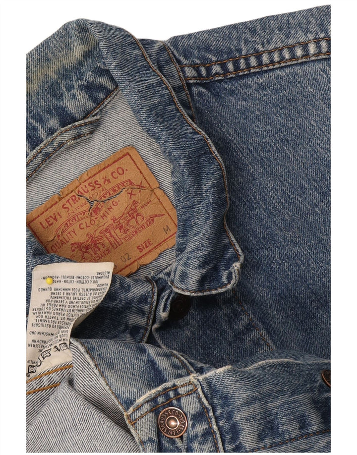 Levi's Mens Denim Jacket UK 38 Medium Blue Cotton