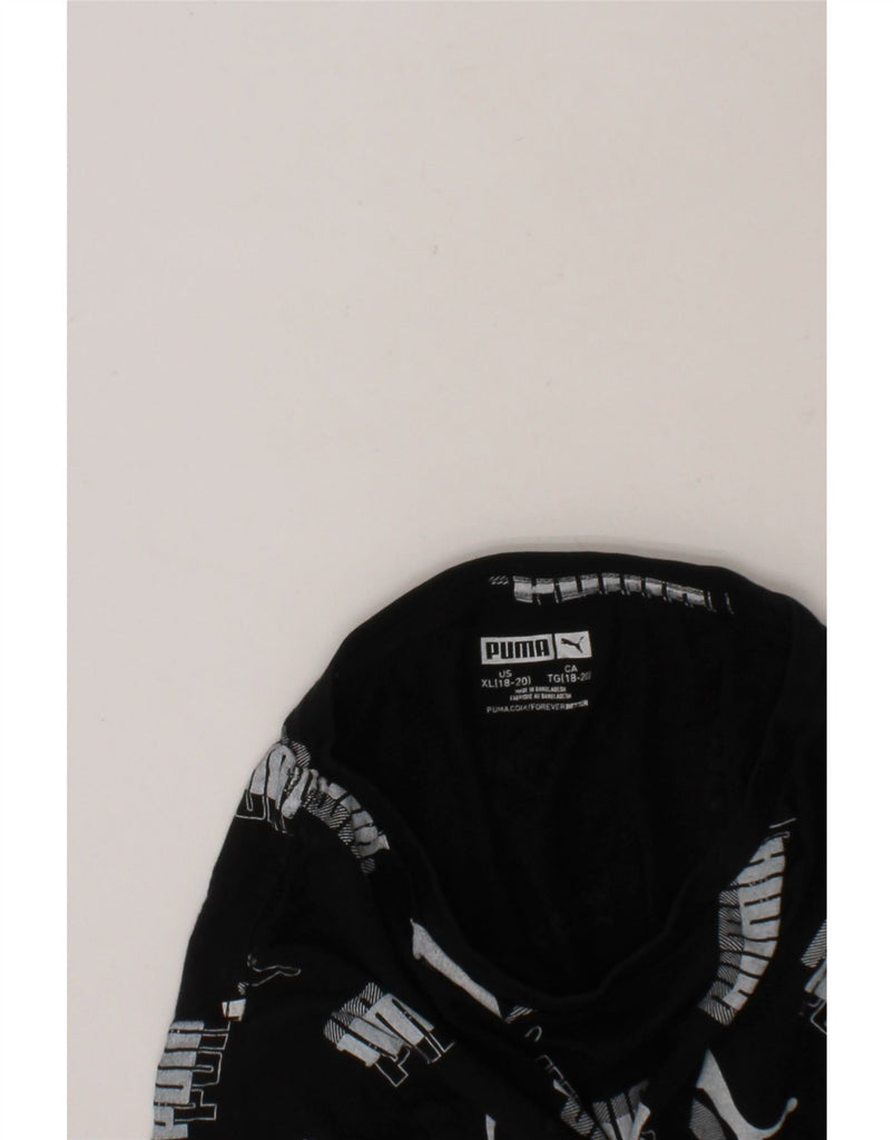 NIKE Boys Graphic T-Shirt Top 15-16 Years XL Black Cotton Vintage Nike and Second-Hand Nike from Messina Hembry 