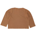 Zara Womens Trafaluc Oversized Top Long Sleeve UK 14 Medium Beige Cotton