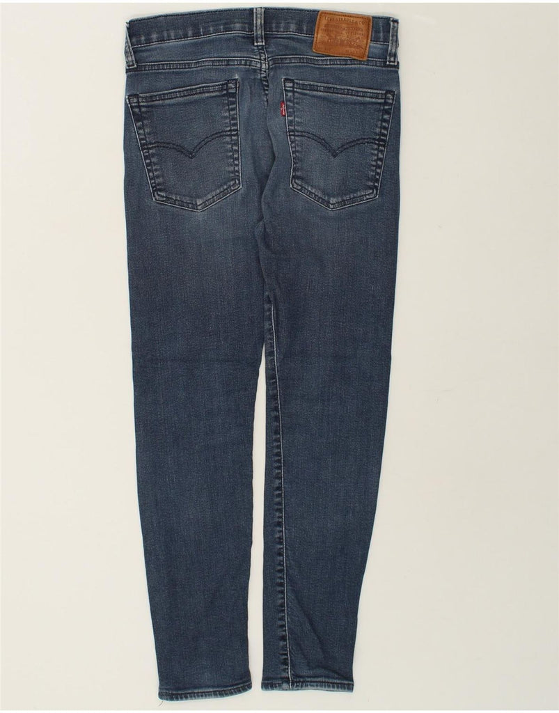 LEVI'S Womens 519 Skinny Jeans W30 L30 Blue Cotton | Vintage Levi's | Thrift | Second-Hand Levi's | Used Clothing | Messina Hembry 