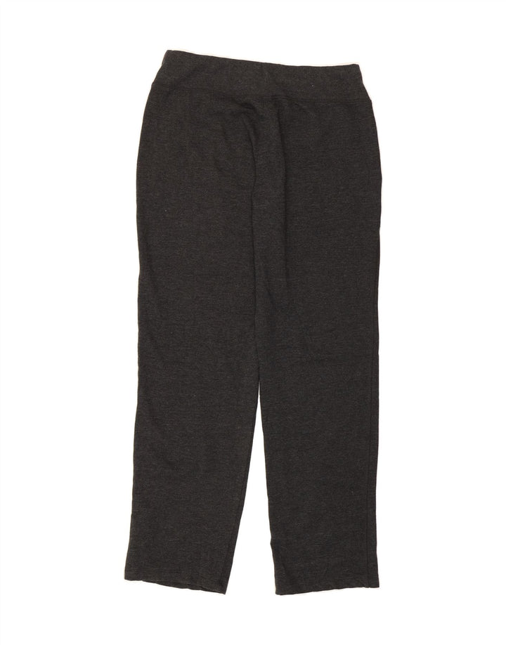 EDDIE BAUER Womens Tracksuit Trousers UK 12 Medium  Grey Cotton Vintage Eddie Bauer and Second-Hand Eddie Bauer from Messina Hembry 