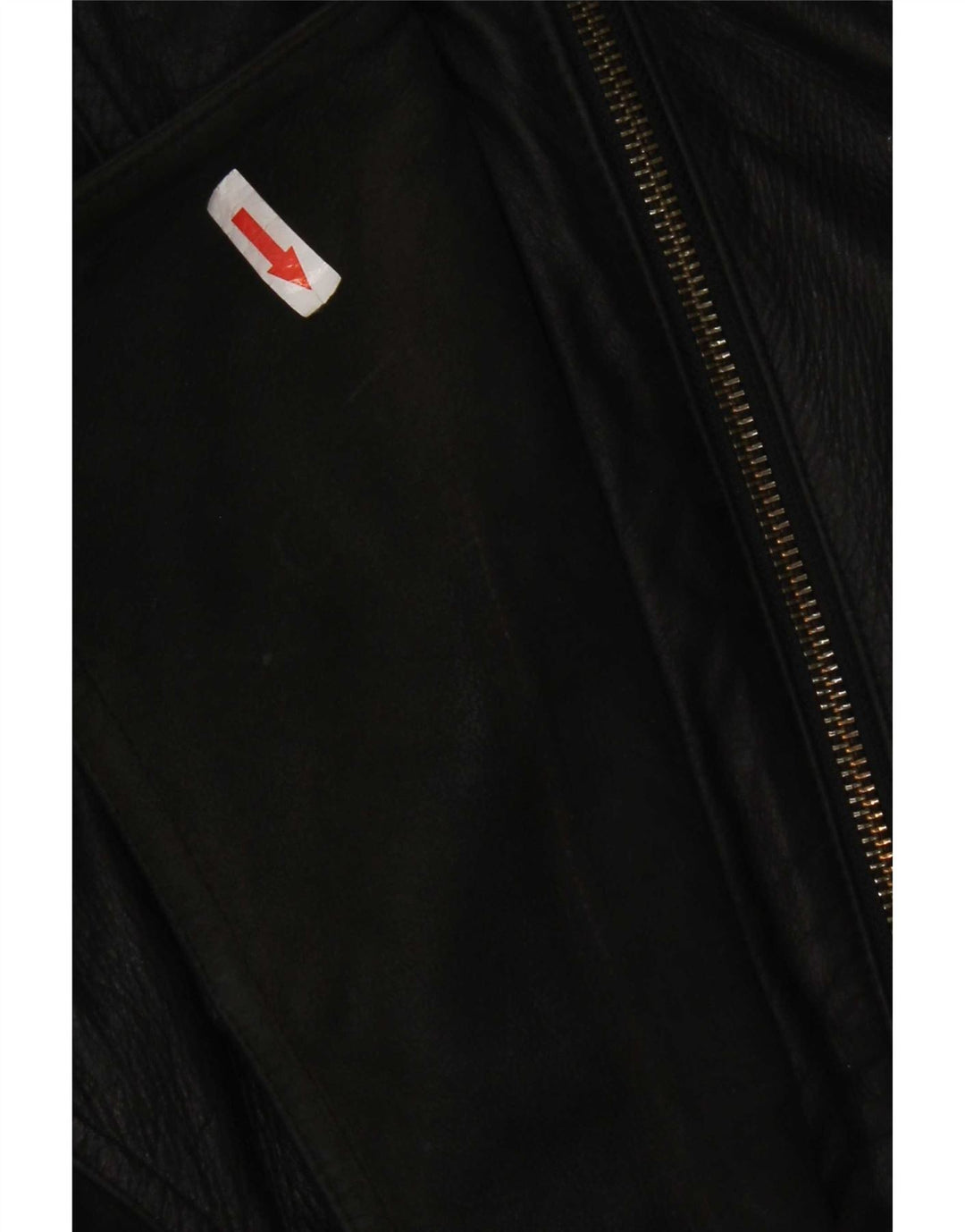 New Fast Womens Oversized Leather Jacket IT 44 Medium Black