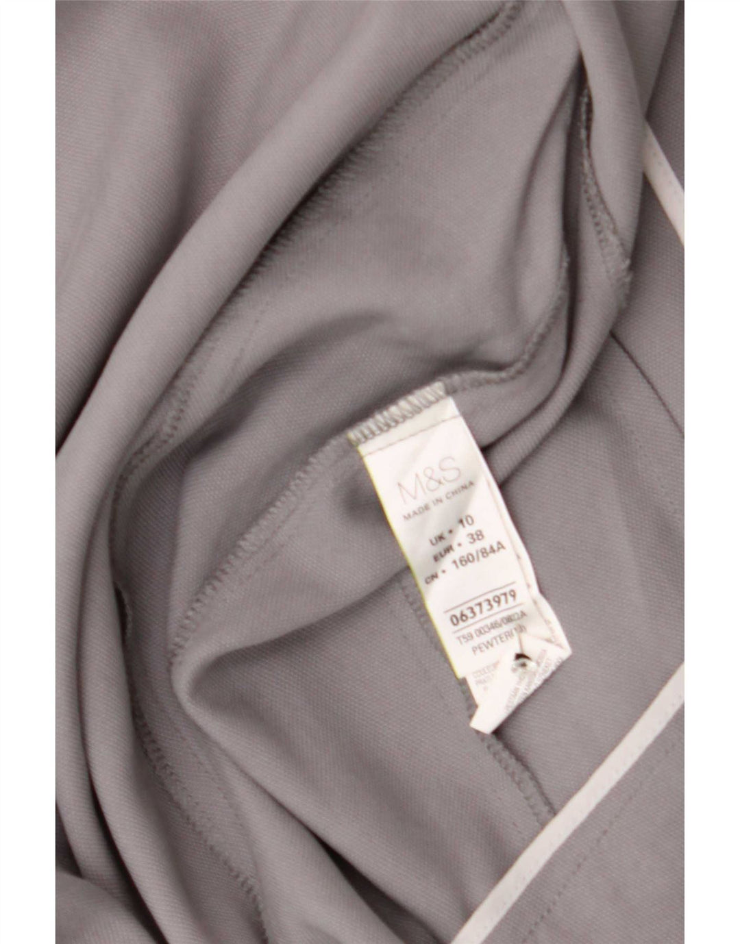 Marks & Spencer Womens Open Blazer Jacket UK 10 Small Grey Lyocell