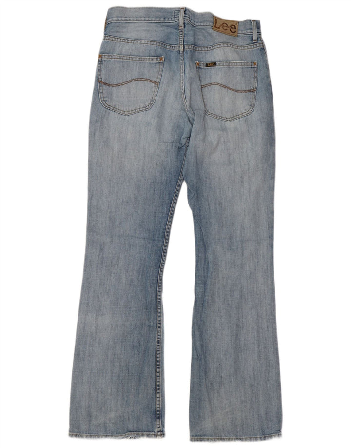 Lee Womens Denver Bootcut Jeans W32 L32 Blue Cotton