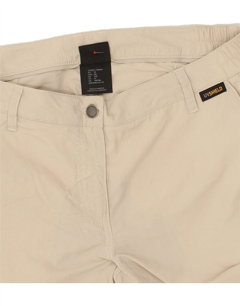 JACK WOLFSKIN Womens Bermuda Shorts EU 38 Medium W30 Beige Polyamide | Vintage Jack Wolfskin | Thrift | Second-Hand Jack Wolfskin | Used Clothing | Messina Hembry 