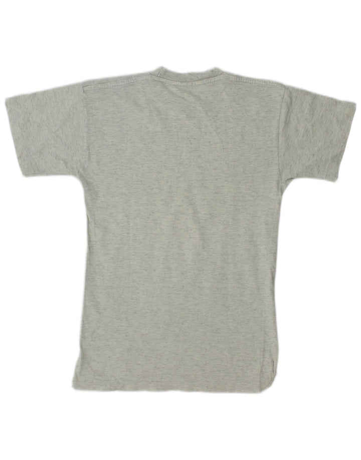CHAMPION Boys Graphic T-Shirt Top 11-12 Years Large Grey Flecked Cotton