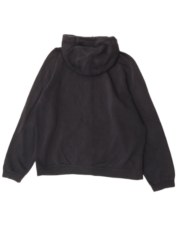 Nike Mens Zip Hoodie Sweater XL Black Cotton