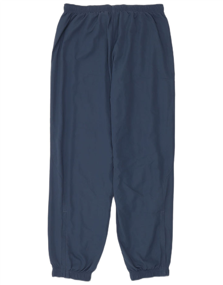PUMA Mens Tracksuit Trousers Joggers Large Navy Blue Polyester