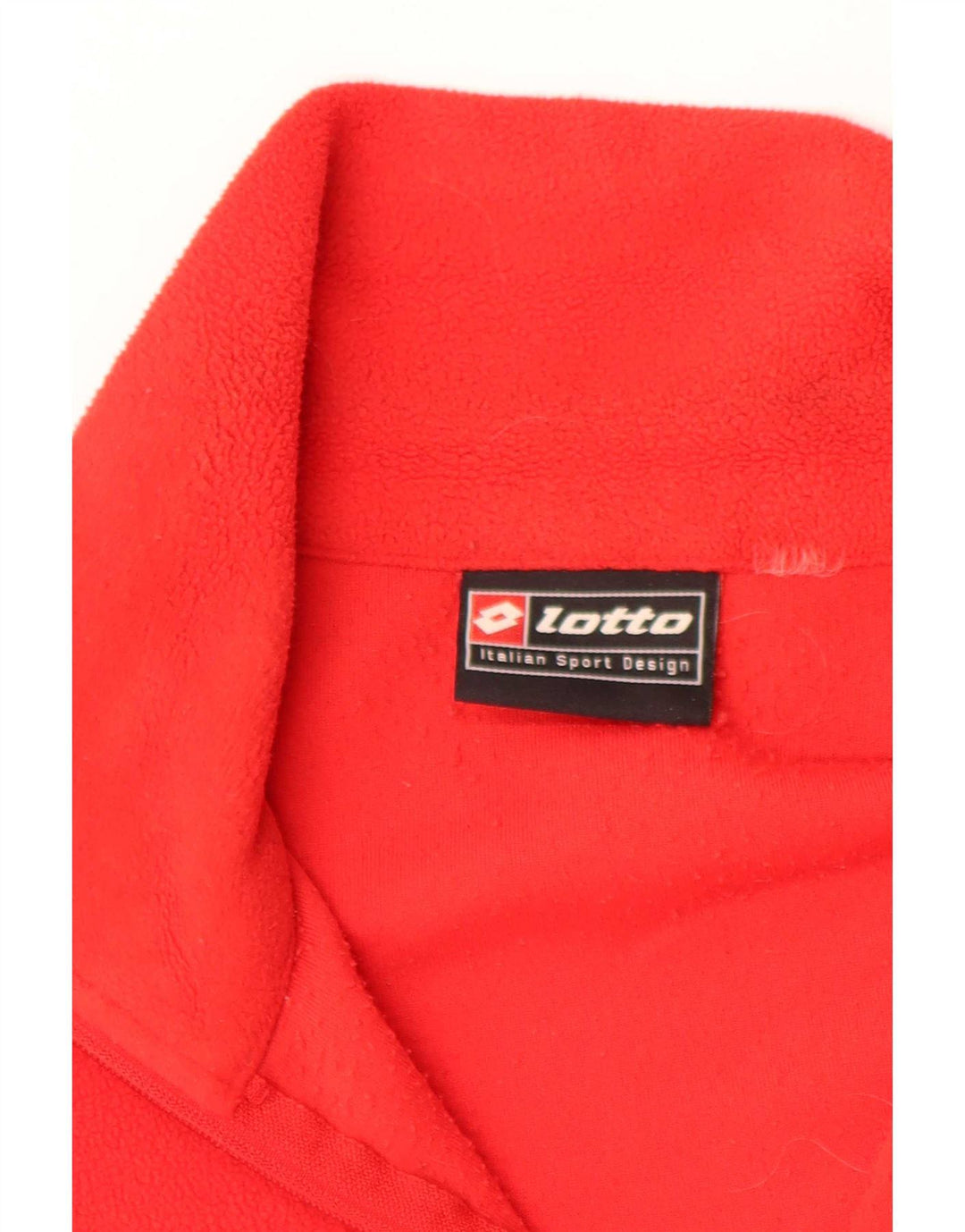 Lotto Mens Zip Neck Fleece Jumper XL Red