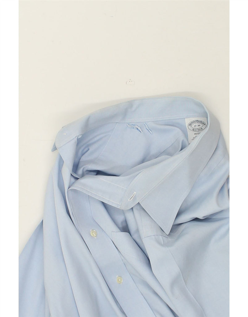 BROOKS BROTHERS Mens Regent Shirt Size 17/36 XL Blue Cotton | Vintage Brooks Brothers | Thrift | Second-Hand Brooks Brothers | Used Clothing | Messina Hembry 