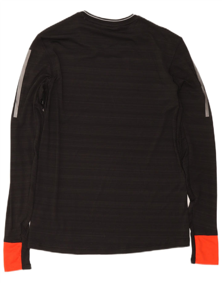 Adidas Mens Climacool Top Long Sleeve Small Black Colourblock Polyester