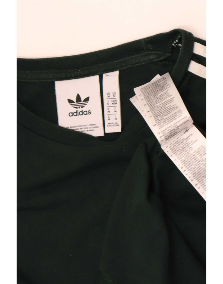 Adidas Mens Graphic Top Long Sleeve Medium Green