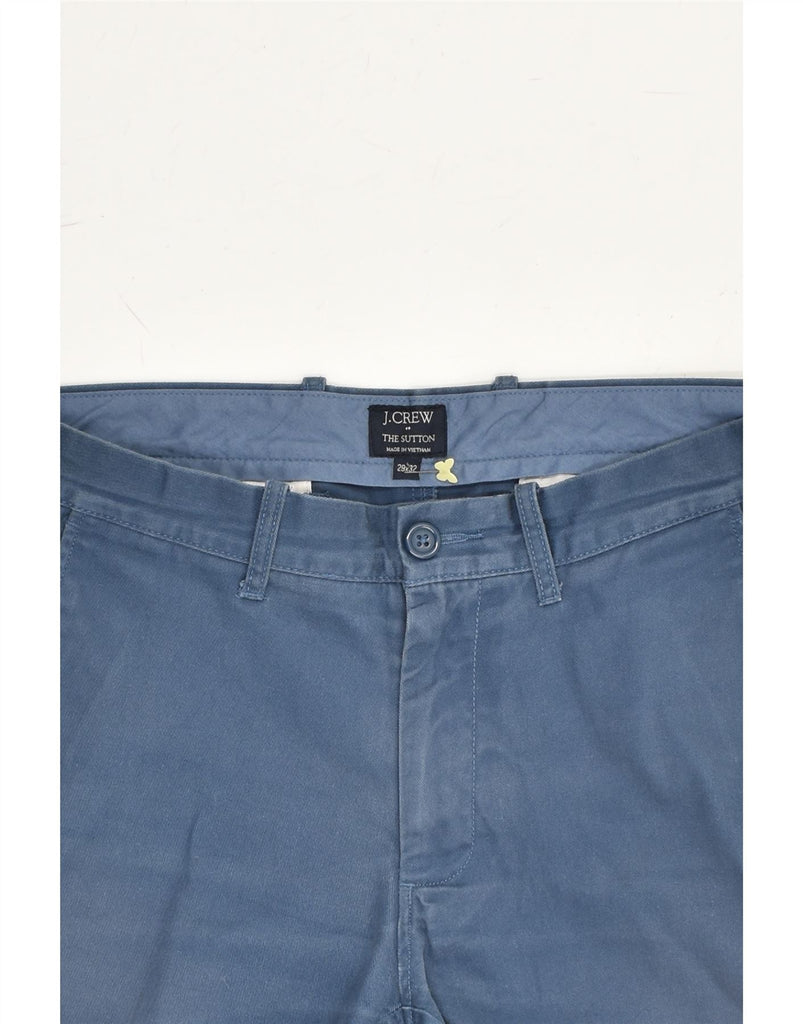 J. CREW Mens The Sutton Slim Chino Trousers W29 L32 Blue Cotton | Vintage J. Crew | Thrift | Second-Hand J. Crew | Used Clothing | Messina Hembry 