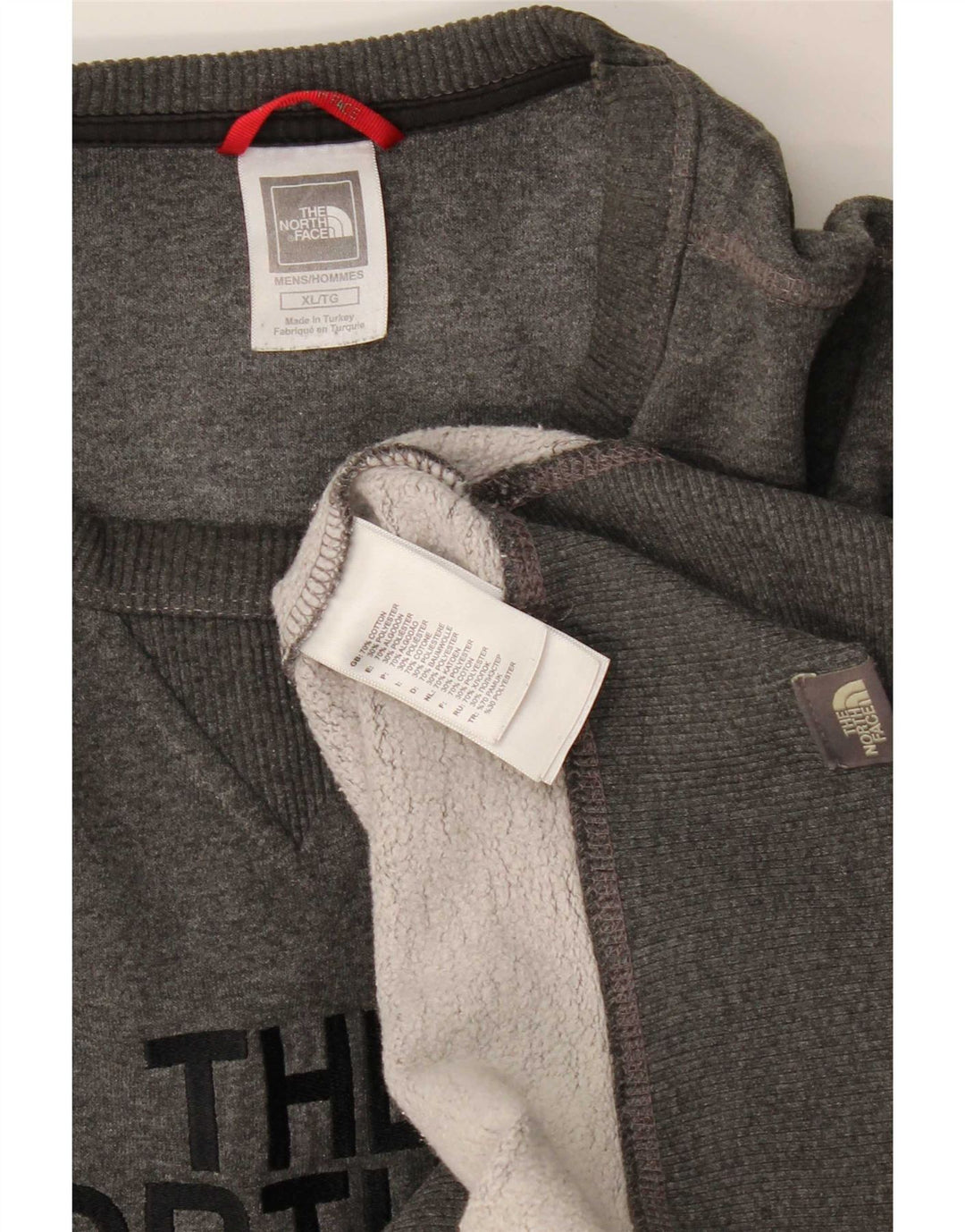 The North Face Mens Graphic Sweatshirt Jumper XL Grey Cotton