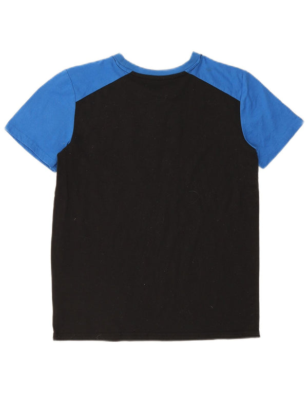 Champion Boys Graphic T-Shirt Top 14-15 Years Black Colourblock Cotton