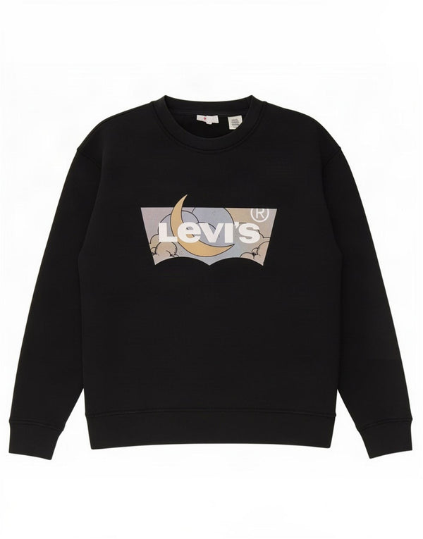 Levi's Mens Graphic Sweatshirt Jumper Small Black