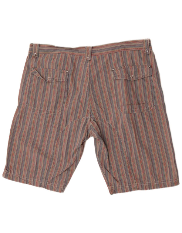 Carrera Mens Chino Shorts W38 XL Red Striped