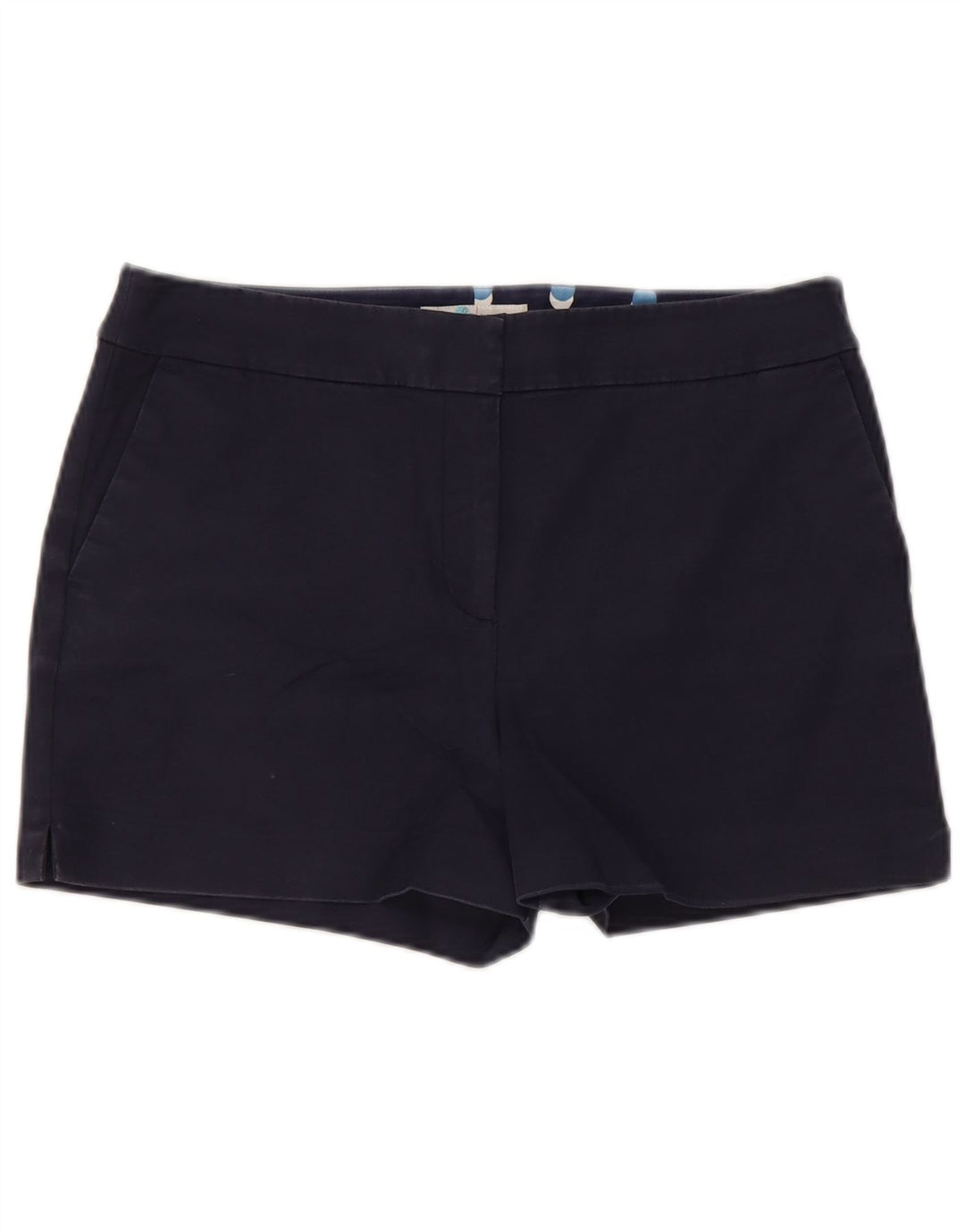 Boden Womens Chino Shorts UK 12 Medium W30 Navy Blue Cotton
