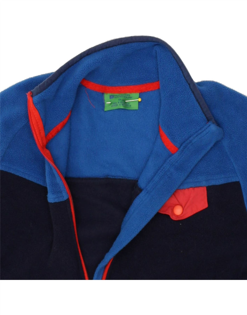 MOUNTAIN WAREHOUSE Boys Fleece Jacket 12-13 Years Navy Blue Colourblock | Vintage Mountain Warehouse | Thrift | Second-Hand Mountain Warehouse | Used Clothing | Messina Hembry 