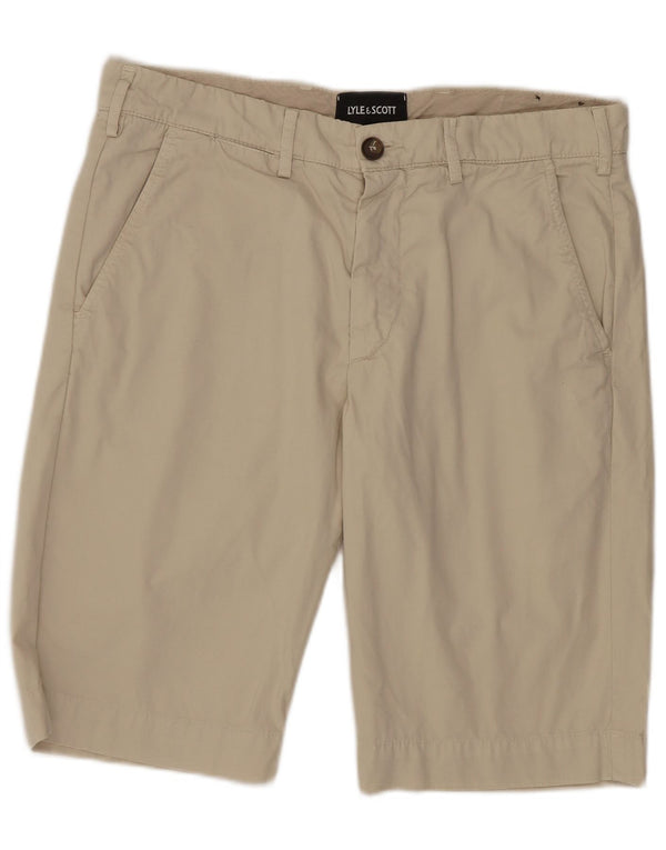 Lyle & Scott Mens Chino Shorts W31 Medium Beige