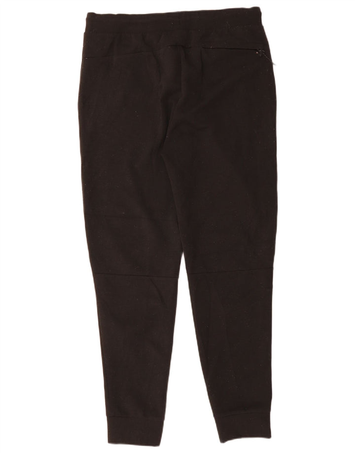 RUSSELL ATHLETIC Mens Tracksuit Trousers Joggers Medium  Black Cotton