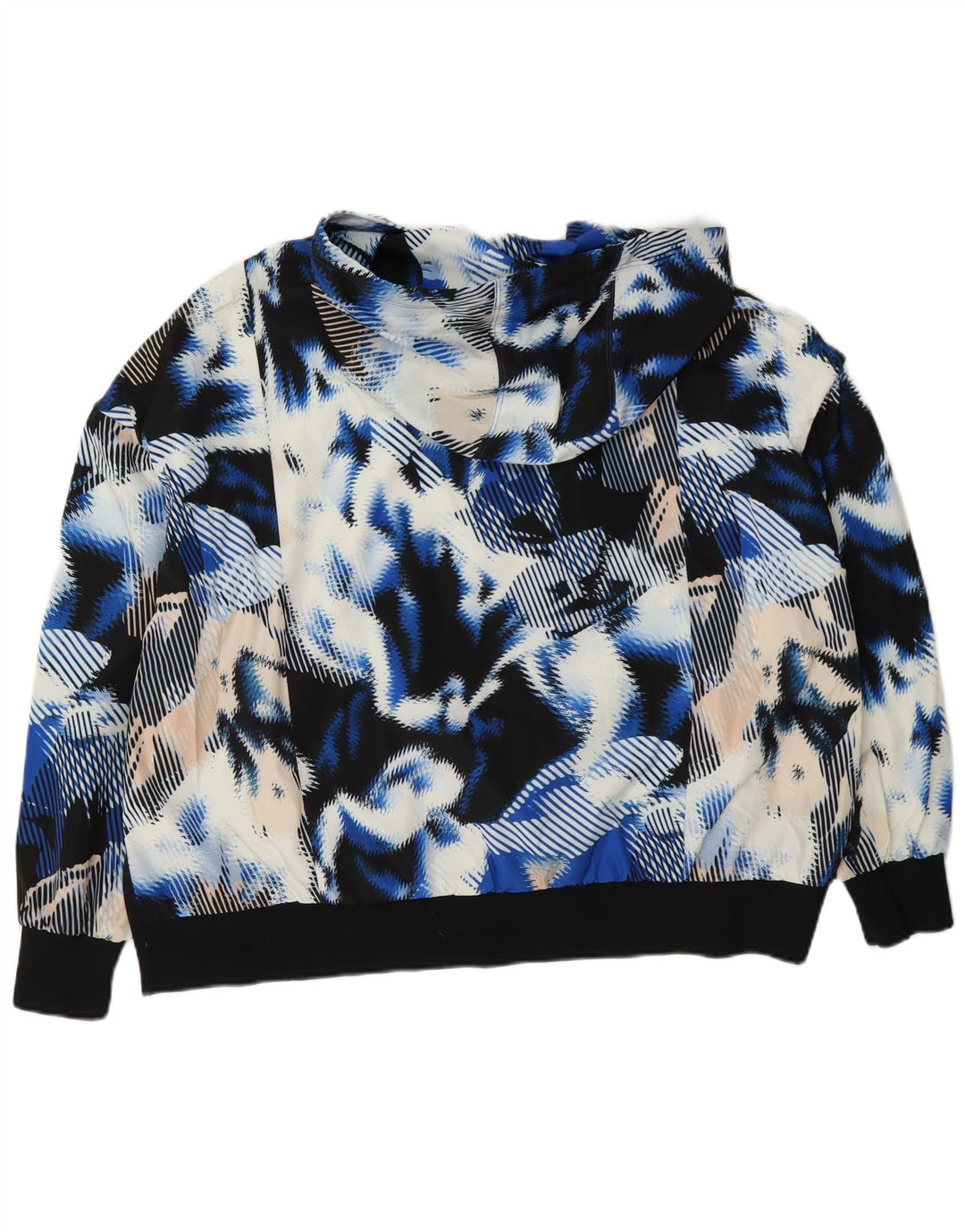 Calvin Klein Womens Abstract Pattern Tracksuit Top Jacket UK 10 Small Multi
