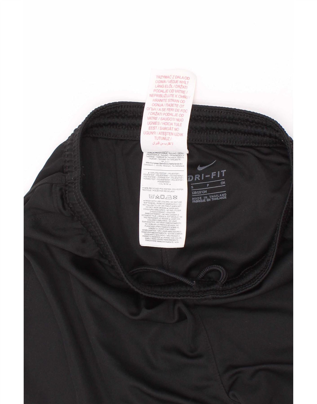 Nike Boys Dri Fit Sport Shorts 8-9 Years Small Black Colourblock Polyester
