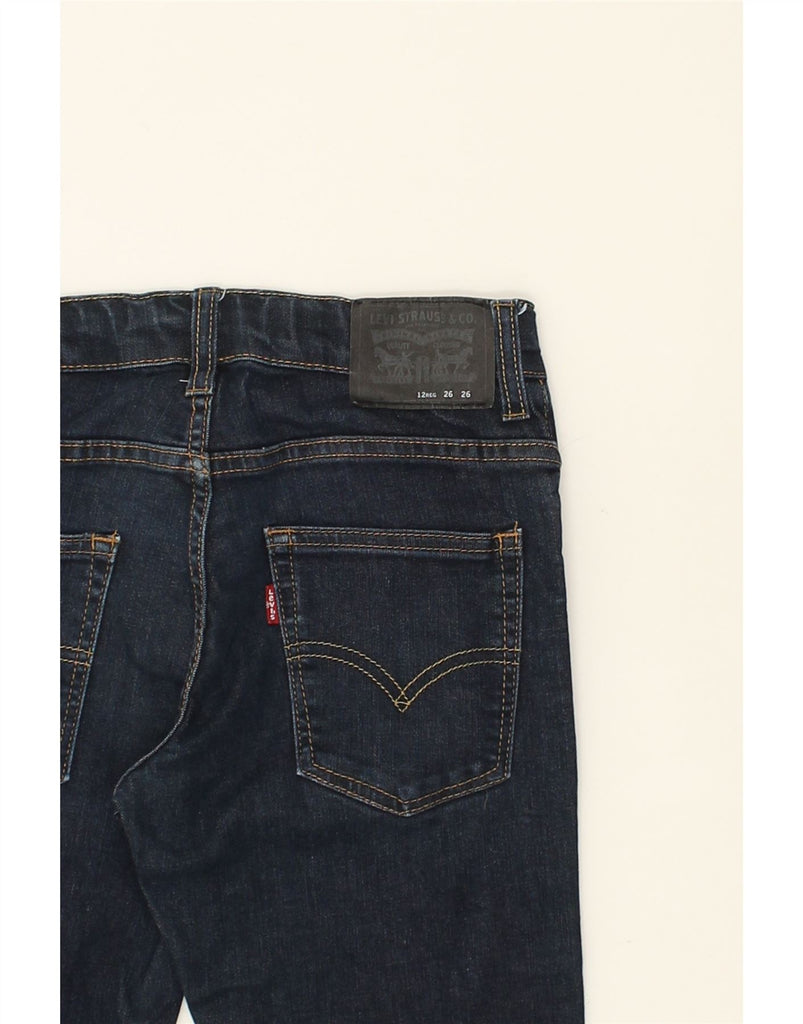 LEVI'S Boys 511 Slim Jeans 11-12 Years W26 L26  Navy Blue Cotton | Vintage Levi's | Thrift | Second-Hand Levi's | Used Clothing | Messina Hembry 