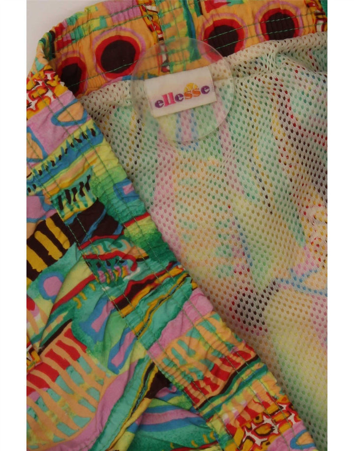 Ellesse Mens Abstract Pattern Swimming Shorts IT 50 XL Multicoloured
