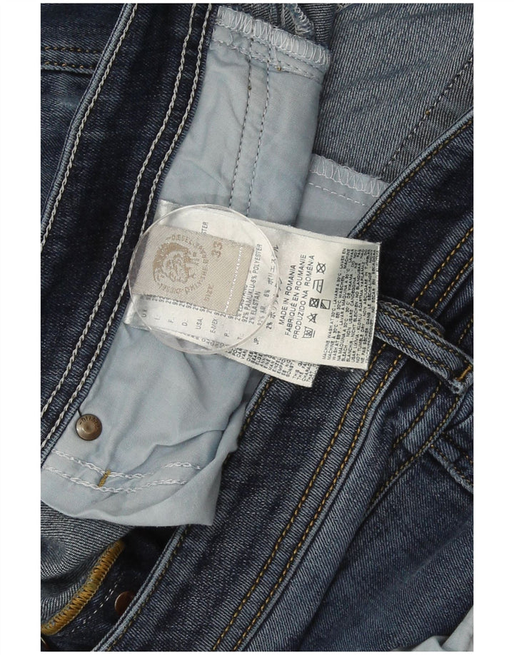 Diesel Mens Skinny Jeans W33 L33 Blue Cotton