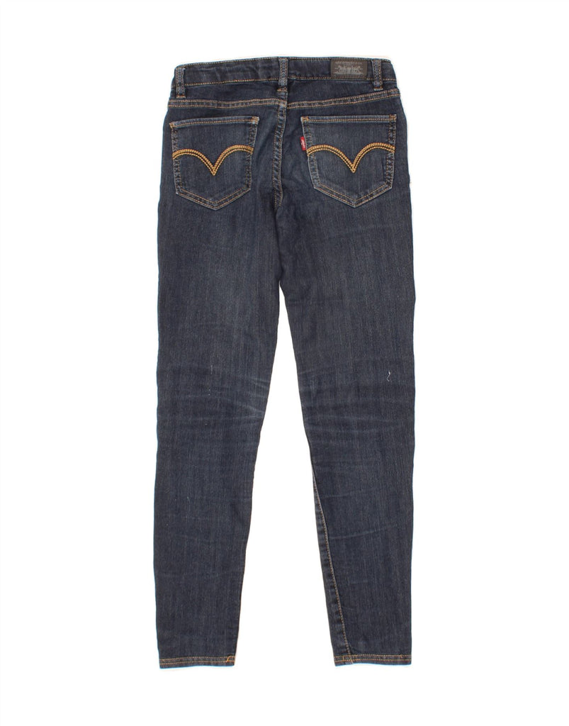 LEVI'S Girls Jegging Jeans 9-10 Years W26 L25 Navy Blue Cotton Vintage Levi's and Second-Hand Levi's from Messina Hembry 