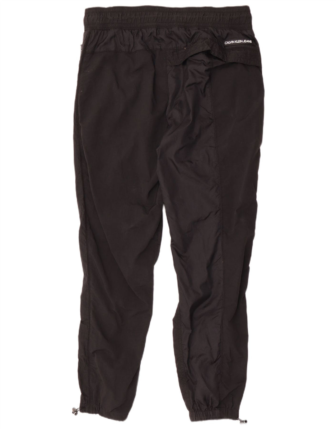 Calvin Klein Mens Tracksuit Trousers Joggers Large  Black Polyamide