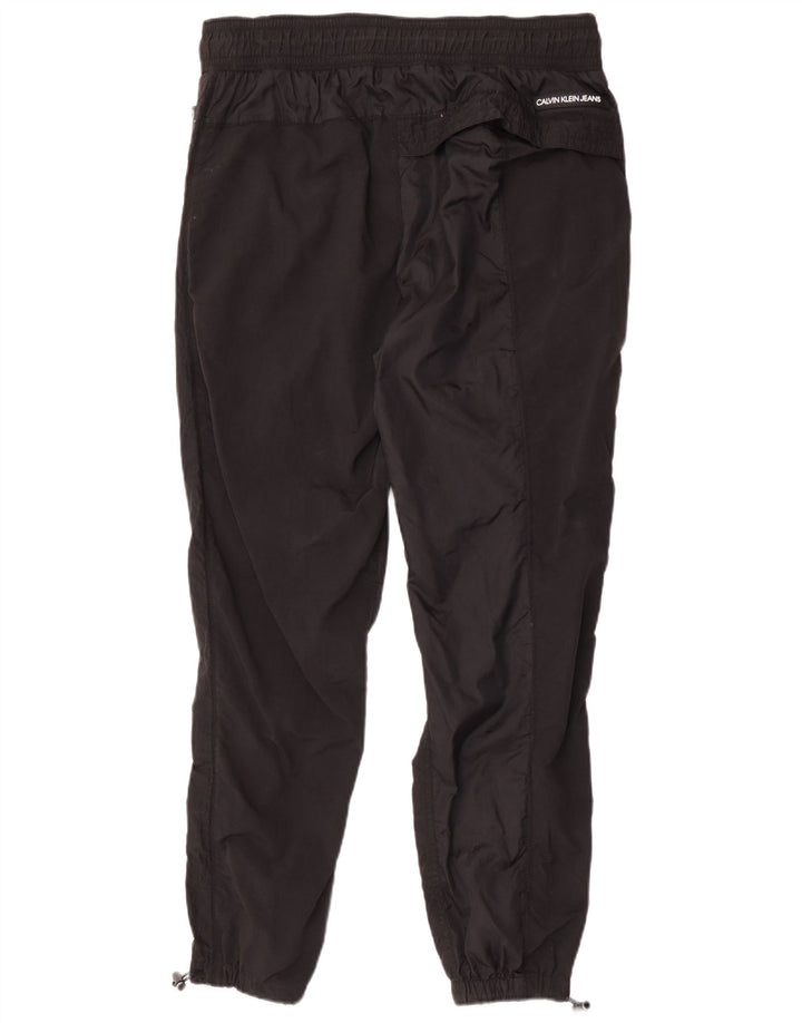 Calvin Klein Mens Tracksuit Trousers Joggers Large  Black Polyamide