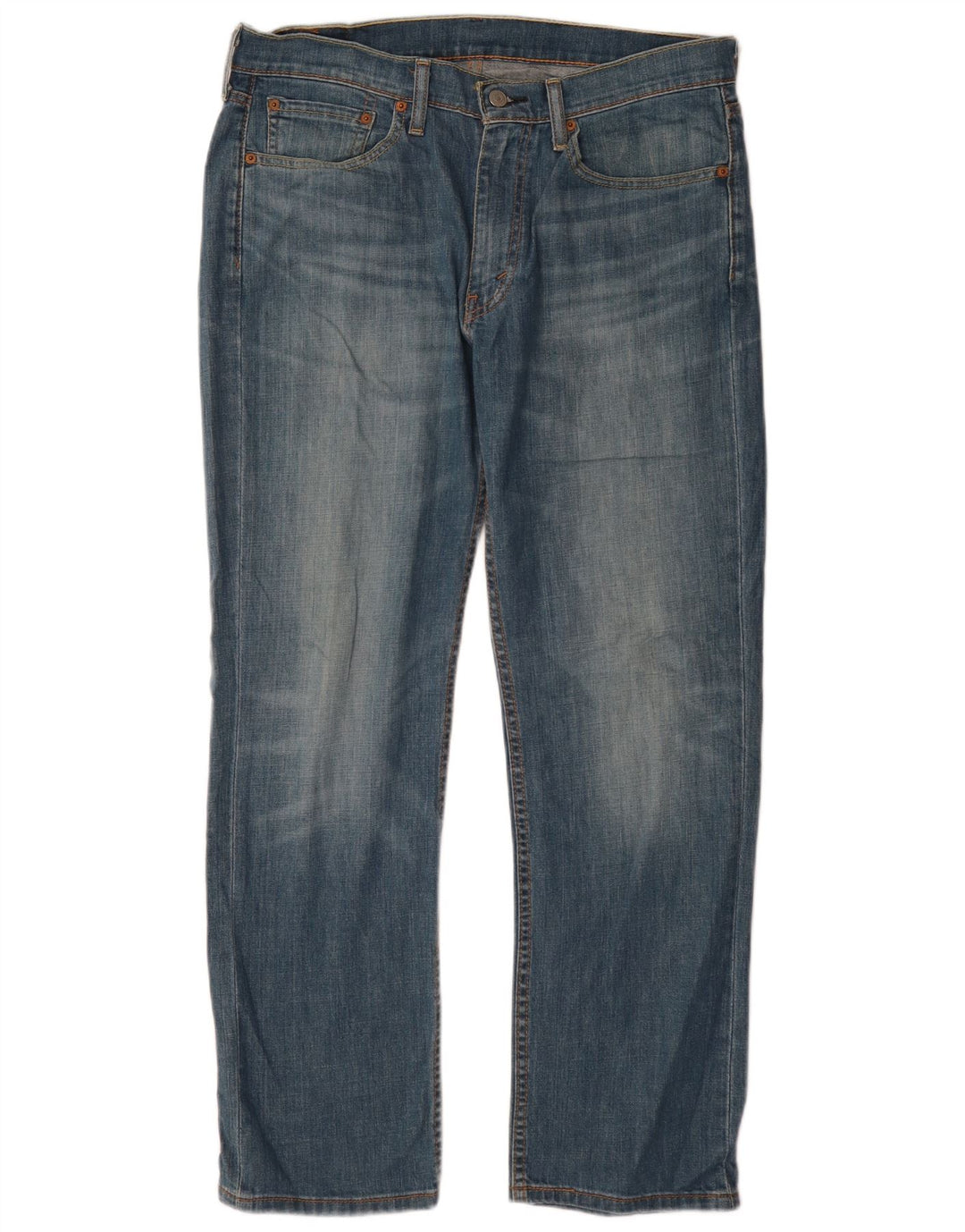 Levi's Mens 514 Straight Jeans W32 L30 Blue Cotton